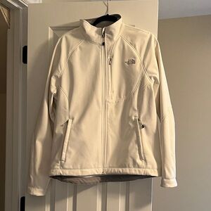 The North Face White Softshell Jacket